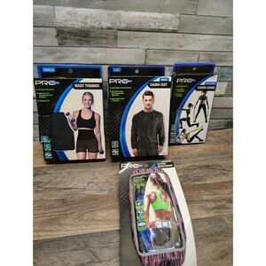 New ProStrength Workout Gear Sauna Suit Resistant Band Waist Trimmer &Wa…